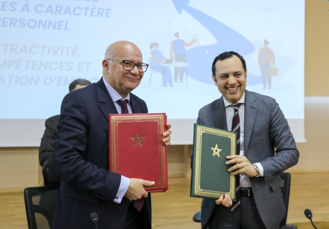 Protection des données: signature d'une convention entre le ministère de l'Inclusion économique et la CNDP